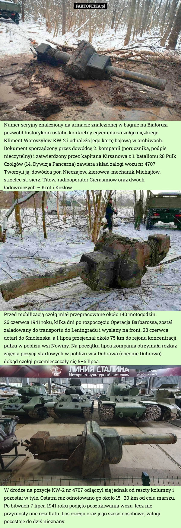 
    Numer seryjny znaleziony na armacie znalezionej w bagnie na Białorusi pozwolił...