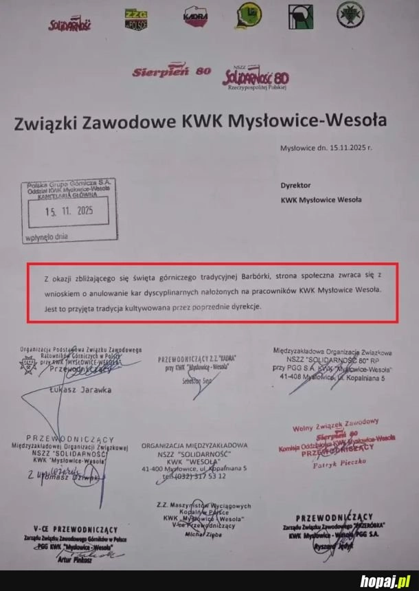 
    Też tak macie w robocie, że jak ktoś odwali jakąś grubszą akcję to mu się to raz w roku potem kasuje?