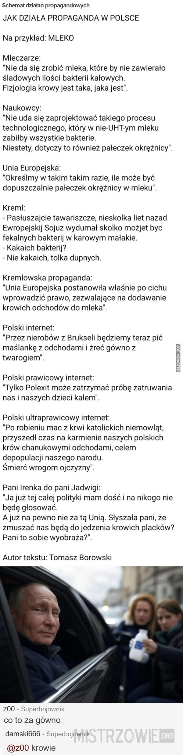 
    Schemat działań propagandowych