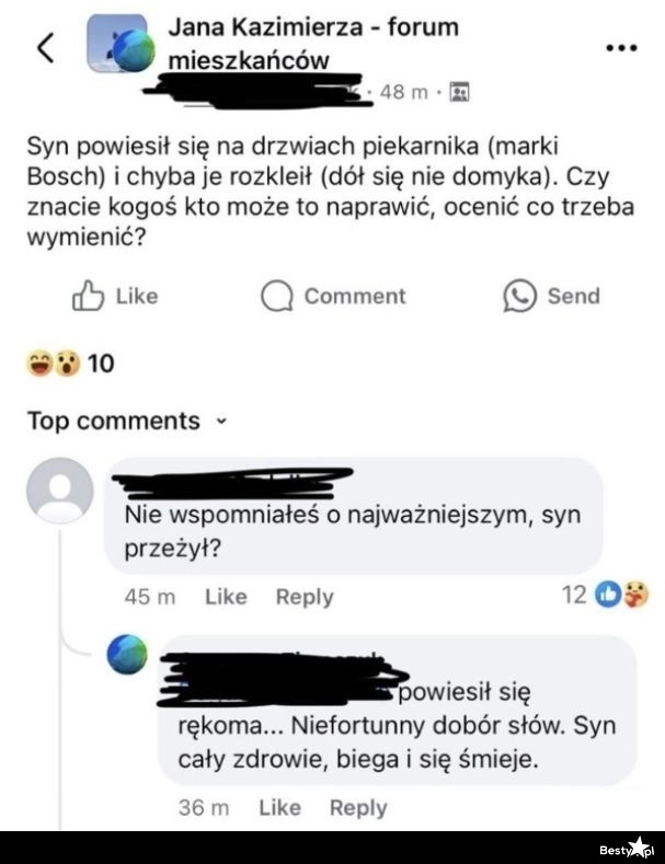 
    Bardzo niefortunnie 