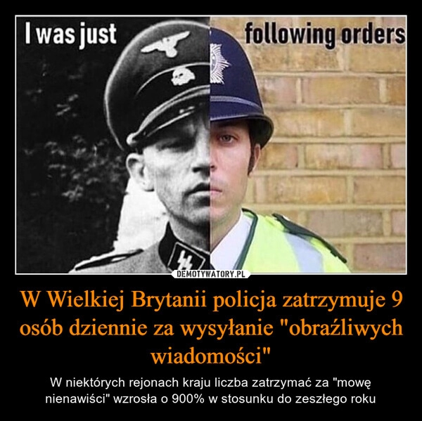 
    W Wielkiej Brytanii policja zatrzymuje 9 osób dziennie za wysyłanie "obraźliwych wiadomości"