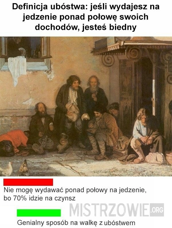 
    Reprezentuję biedę