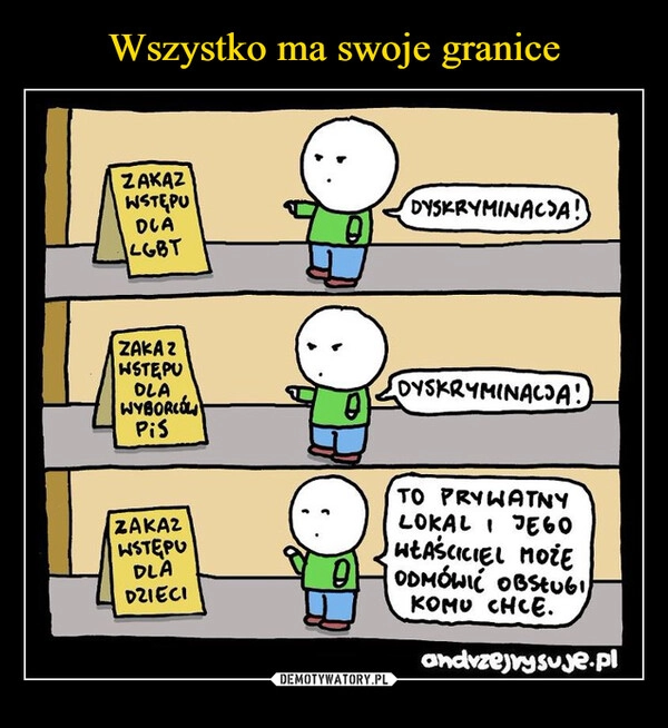 
    Wszystko ma swoje granice