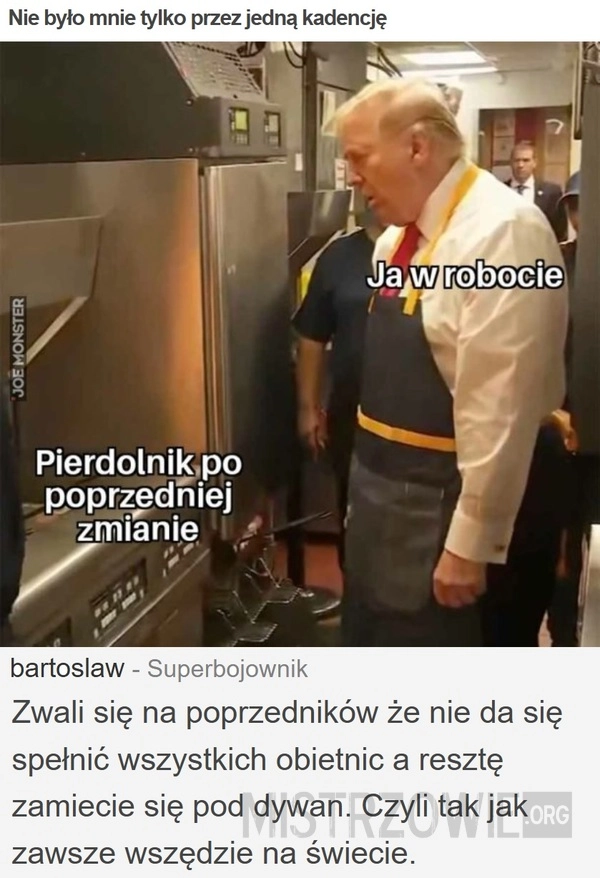 
    Nie było mnie tylko przez jedną kadencję