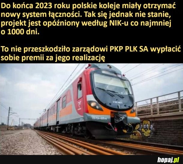 
    1000-dniowe opóźnienie nie przeszkadza w rozdawaniu sobie premek