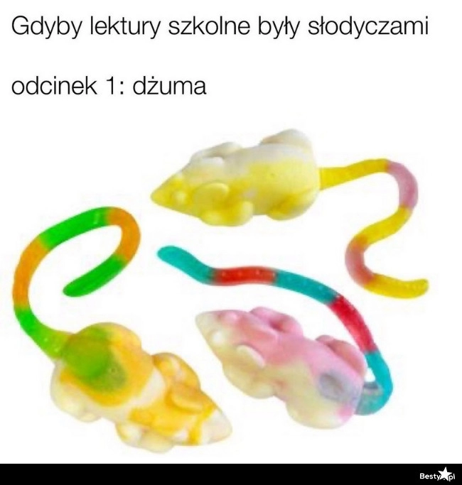 
    Gdyby lektury szkolne były słodyczami 