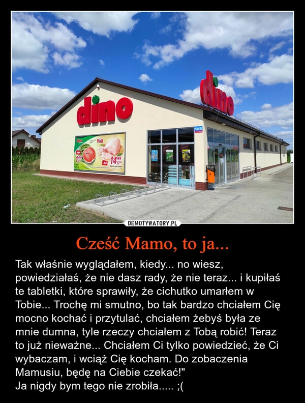 
    Cześć Mamo, to ja...