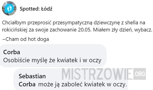 
    Przeprosiny