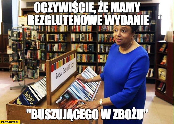 
    Oczywiście, że mamy bezglutenowe wydanie „Buszującego w zbożu” księgarnia książki