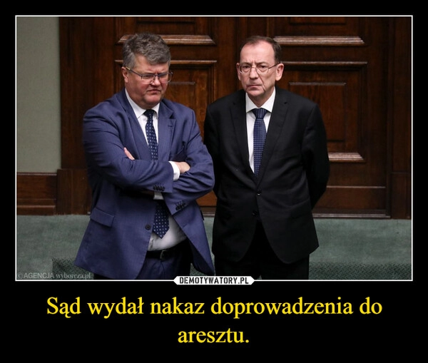 
    Sąd wydał nakaz doprowadzenia do aresztu.