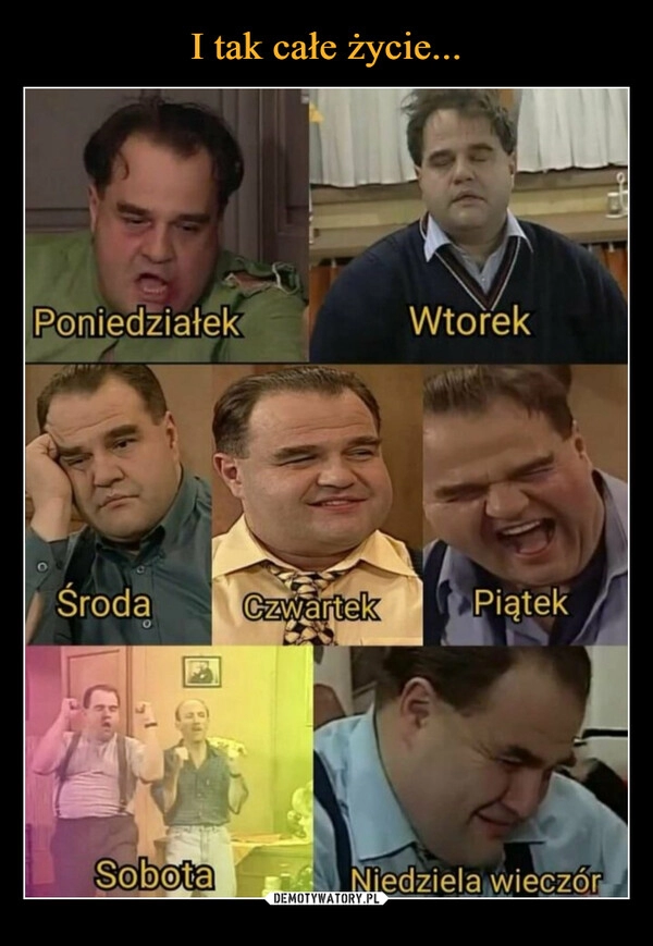 
    I tak całe życie...