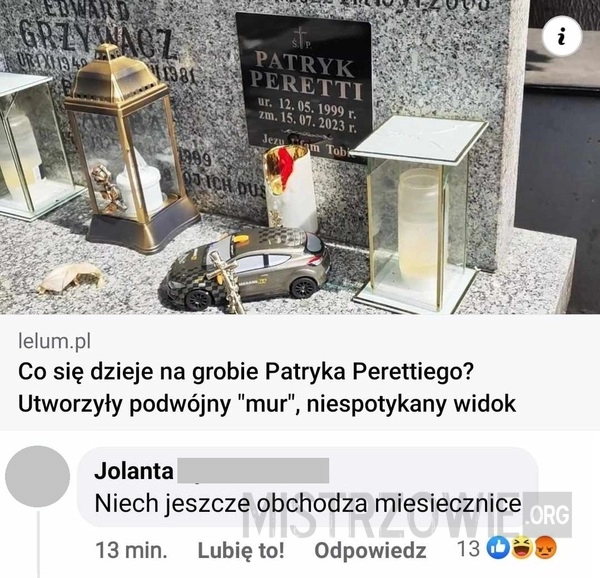 
    Grób Perettiego