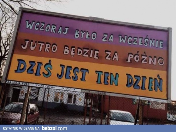 
    Dziś jest ten dzień!