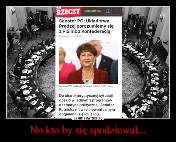 
    No kto by się spodziewał...