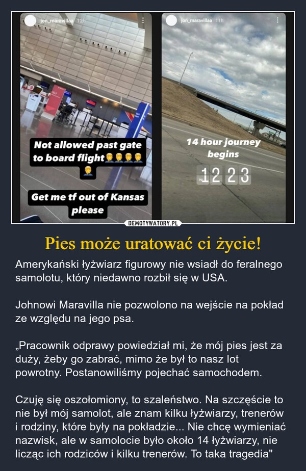 
    Pies może uratować ci życie!