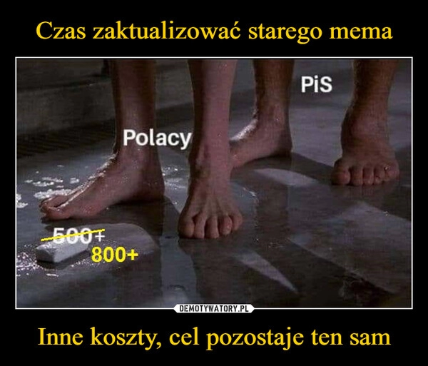 
    Czas zaktualizować starego mema Inne koszty, cel pozostaje ten sam