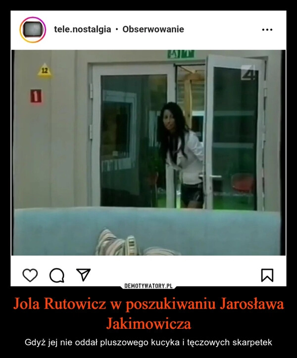 
    Jola Rutowicz w poszukiwaniu Jarosława Jakimowicza