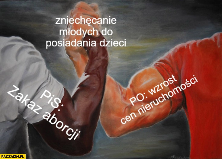 
    Zniechęcanie młodych do posiadania dzieci PiS: zakaz aborcji, PO: wzrost cen nieruchomości