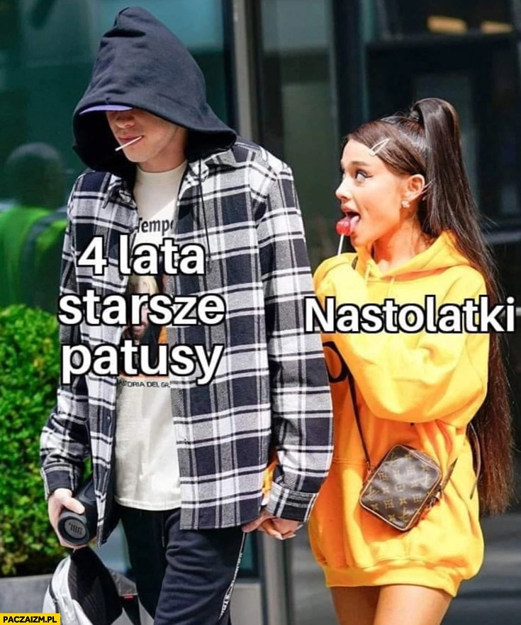 
    4 lata starsze patusy wpatrzone w nie nastolatki