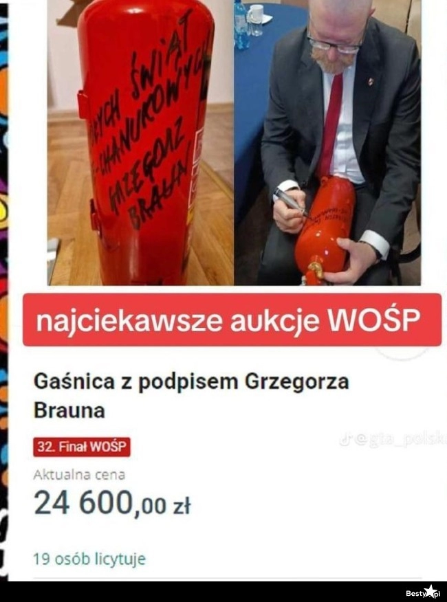 
    Gaśnica na aukcji 