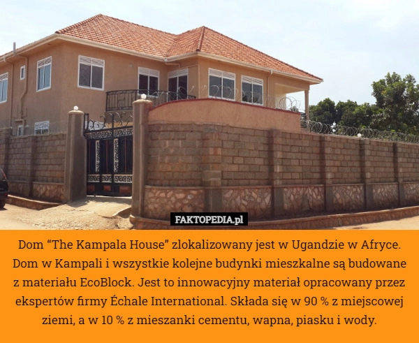 
    Dom “The Kampala House” zlokalizowany jest w Ugandzie w Afryce. Dom w Kampali