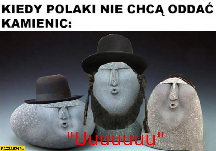 
    Kiedy Polacy nie chcą oddać kamienic Żydzi uuu kamienie