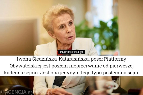 
    Iwona Śledzińska-Katarasińska, poseł Platformy Obywatelskiej jest posłem