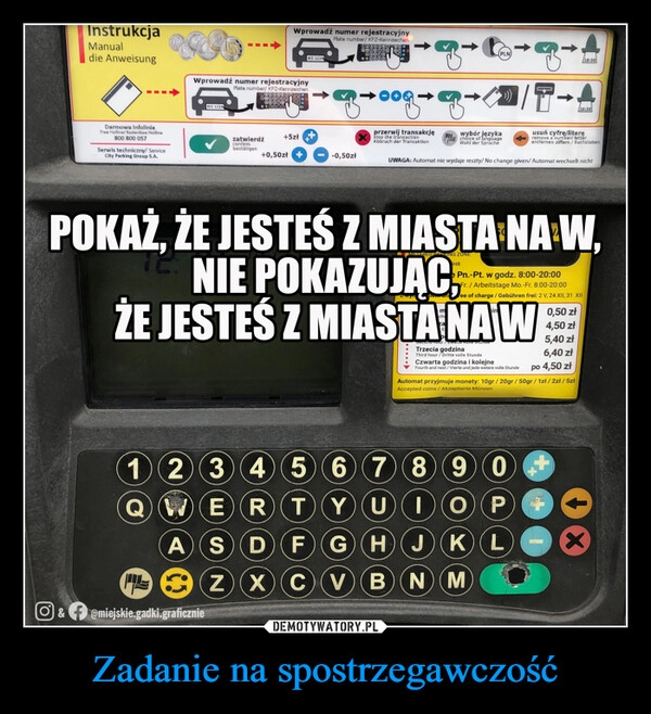 
    Zadanie na spostrzegawczość 