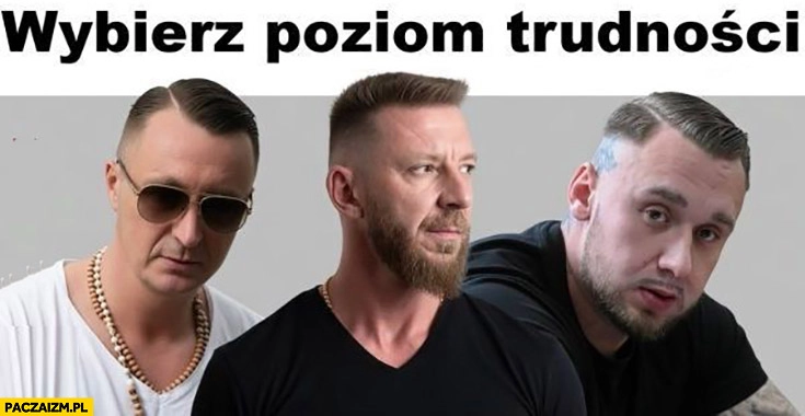 
    Wybierz poziom trudności: Hajto, Kozanecki, Żak