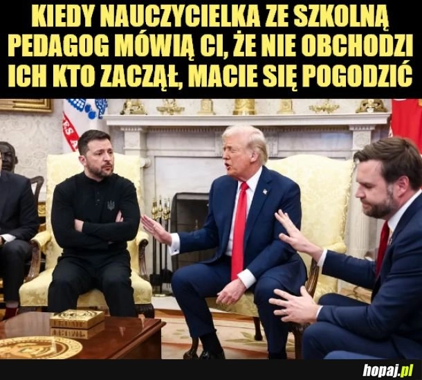 
    Nie obchodzi mnie, kto zaczął. 