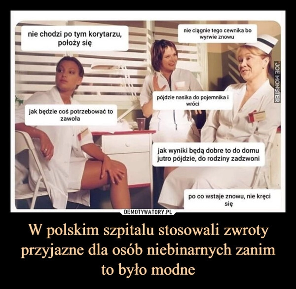 
    W polskim szpitalu stosowali zwroty przyjazne dla osób niebinarnych zanim to było modne