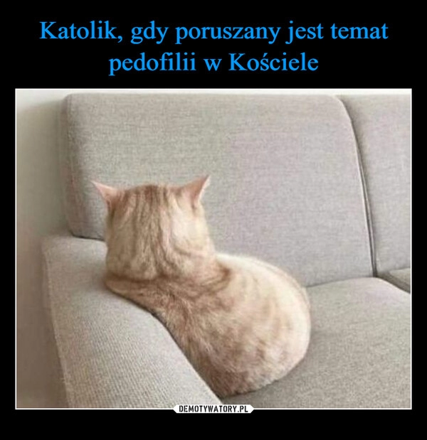 
    Katolik, gdy poruszany jest temat pedofilii w Kościele