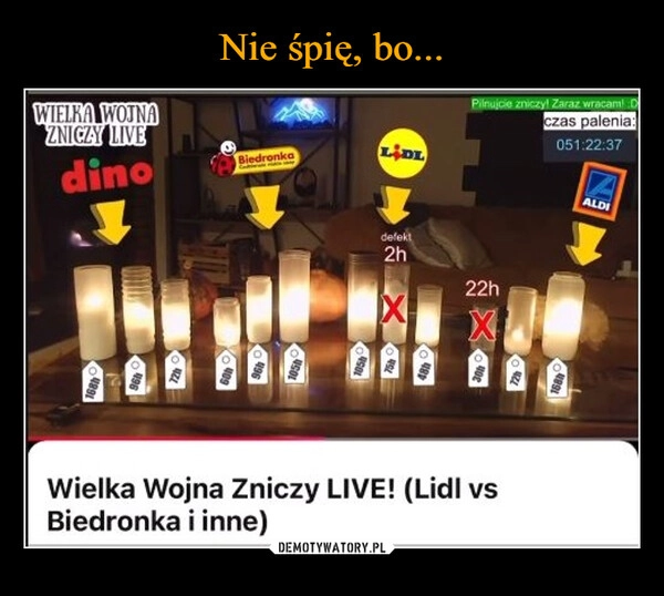 
    Nie śpię, bo...