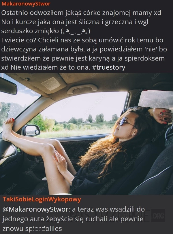 
    Ćórka znajomej mamy