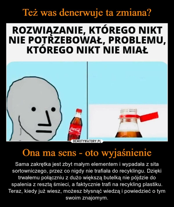 
    Też was denerwuje ta zmiana? Ona ma sens - oto wyjaśnienie