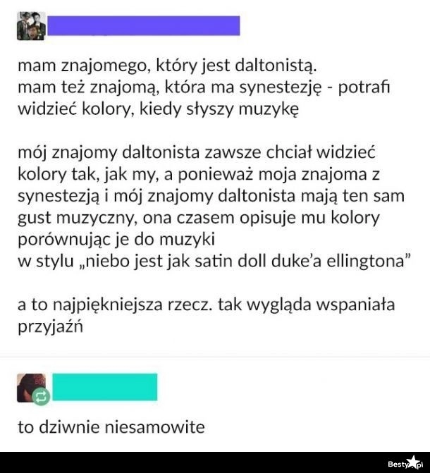 
    Niesamowita przyjaźń 