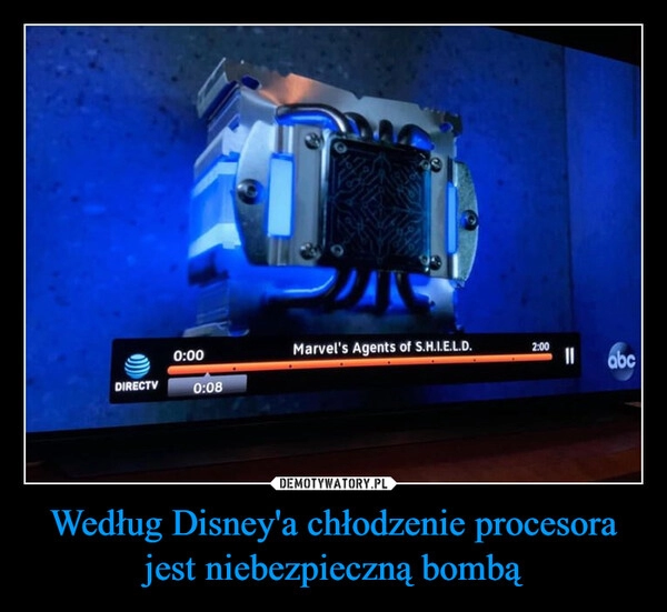 
    Według Disney'a chłodzenie procesora jest niebezpieczną bombą