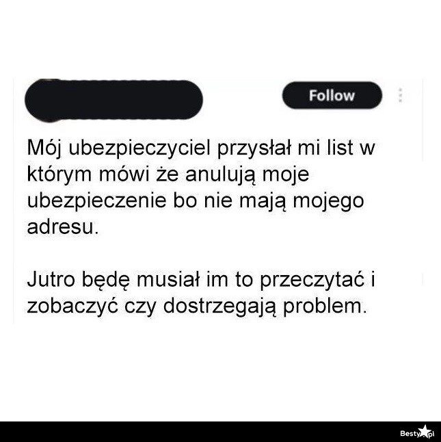 
    List od ubezpieczyciela 