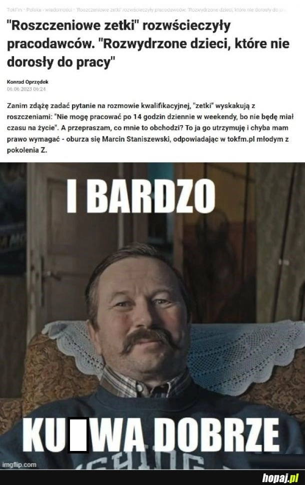 
    Zetki się szanują