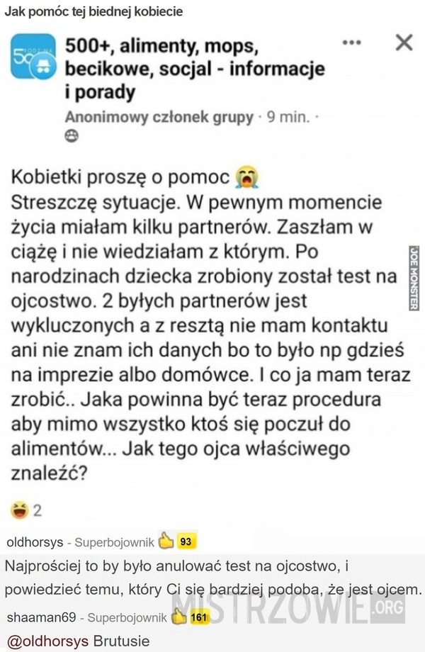 
    Jak pomóc tej biednej kobiecie