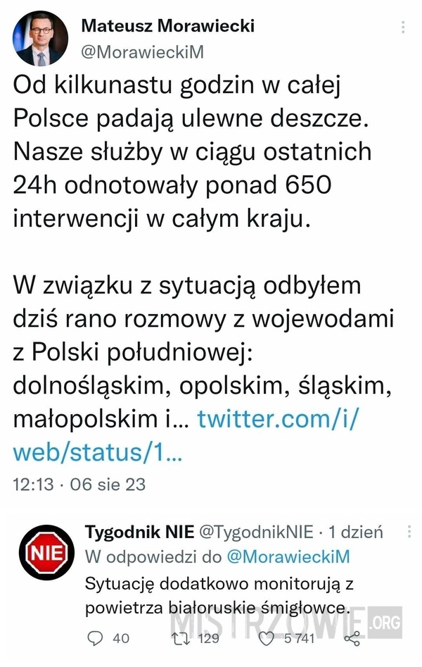 
    Służby działają