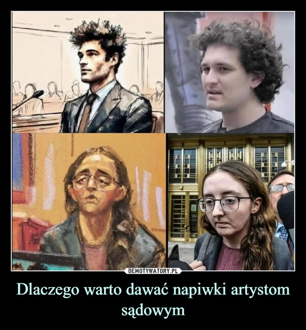 
    Dlaczego warto dawać napiwki artystom sądowym