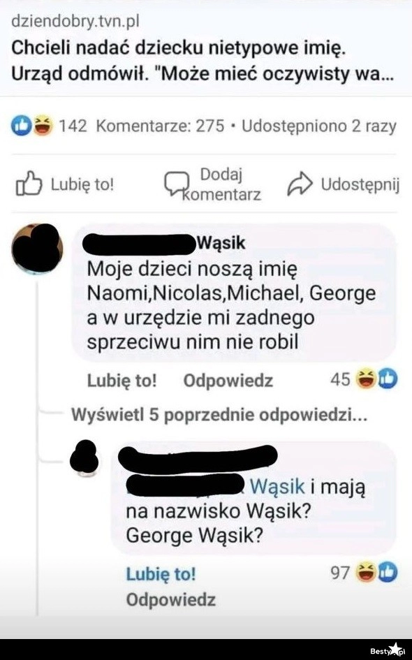 
    Nietypowe nazwisko 