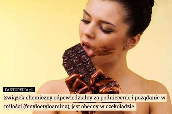 
    Związek chemiczny odpowiedzialny za podniecenie i pożądanie w miłości (fenyloetyloamina),