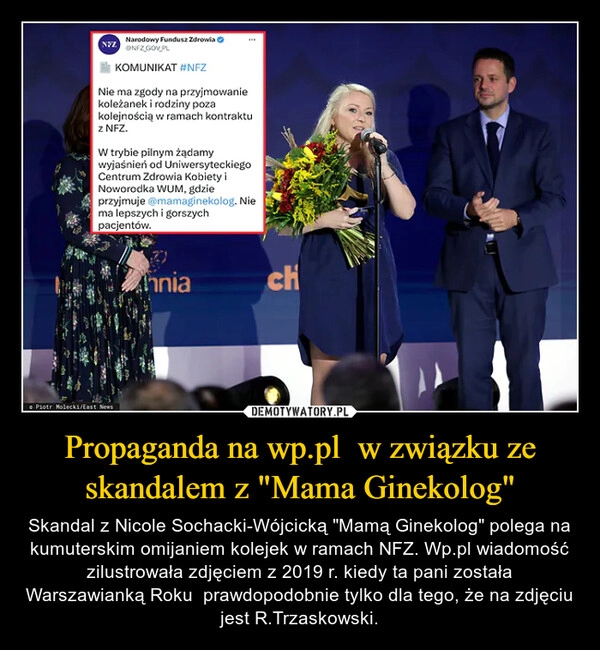 
    Propaganda na wp.pl w związku ze skandalem z "Mama Ginekolog" 