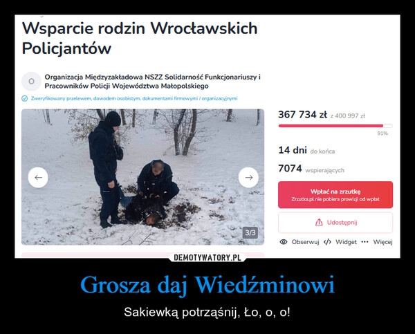 
    Grosza daj Wiedźminowi