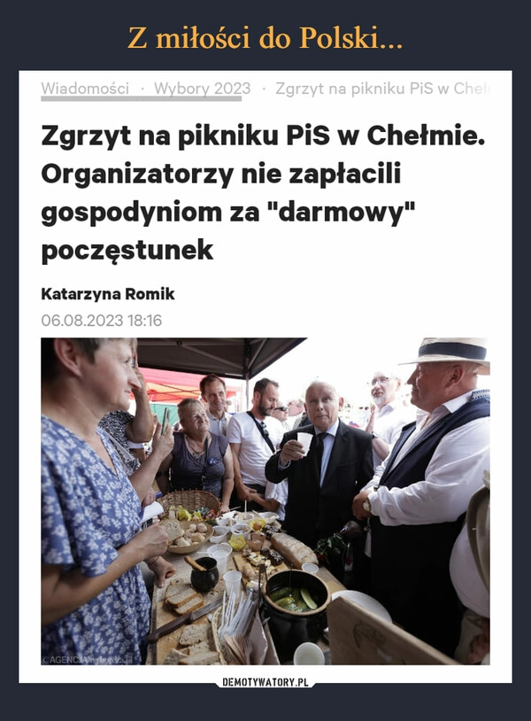 
    Z miłości do Polski...