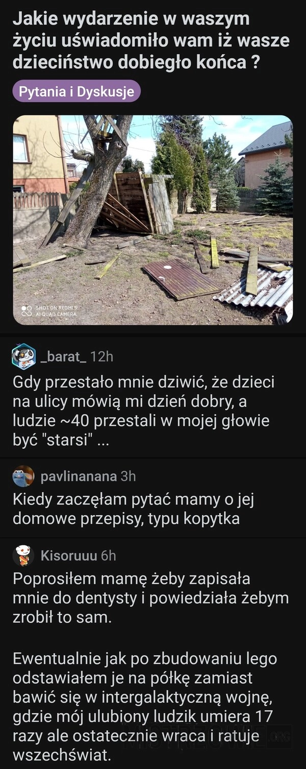 
    Jakie wydarzenie...