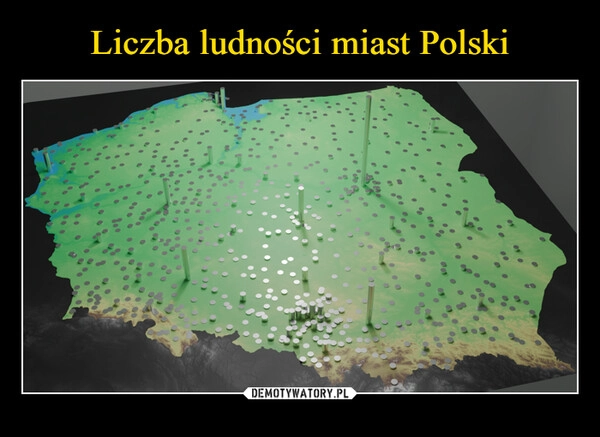 
    Liczba ludności miast Polski