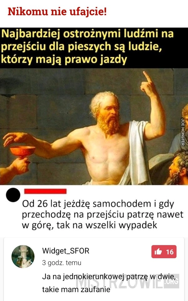 
    Nikomu nie ufajcie